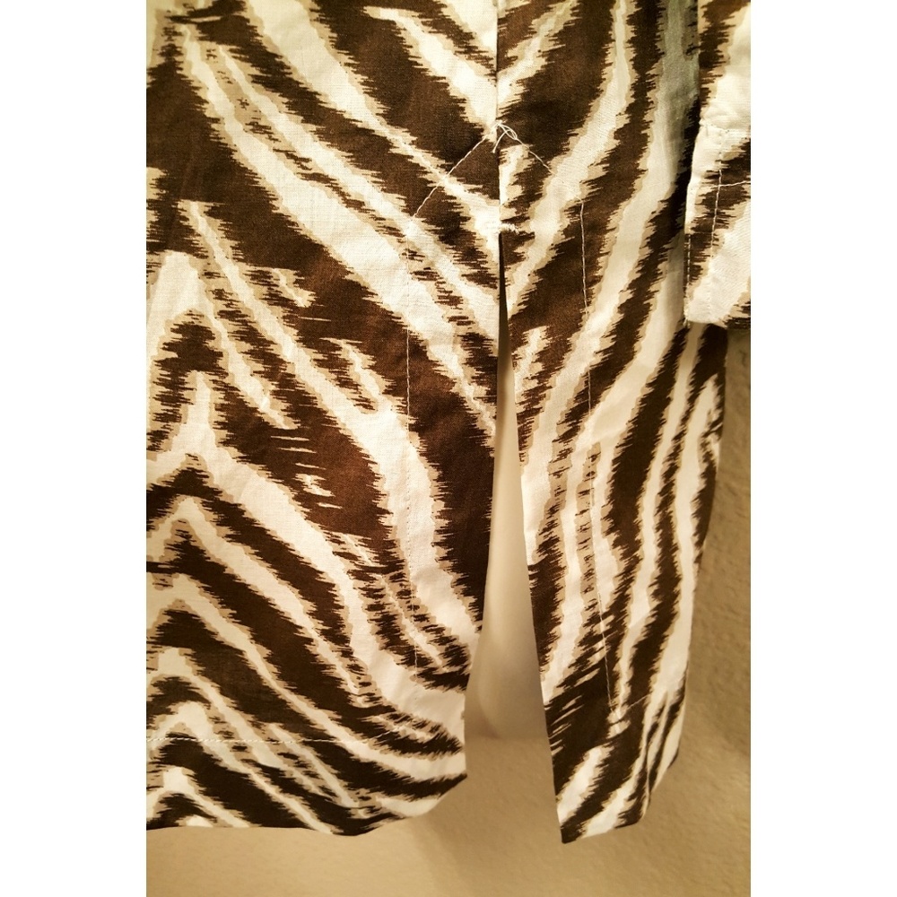 Ann Taylor LOFT Animal Print Beaded Tunic - Picture 5 of 7